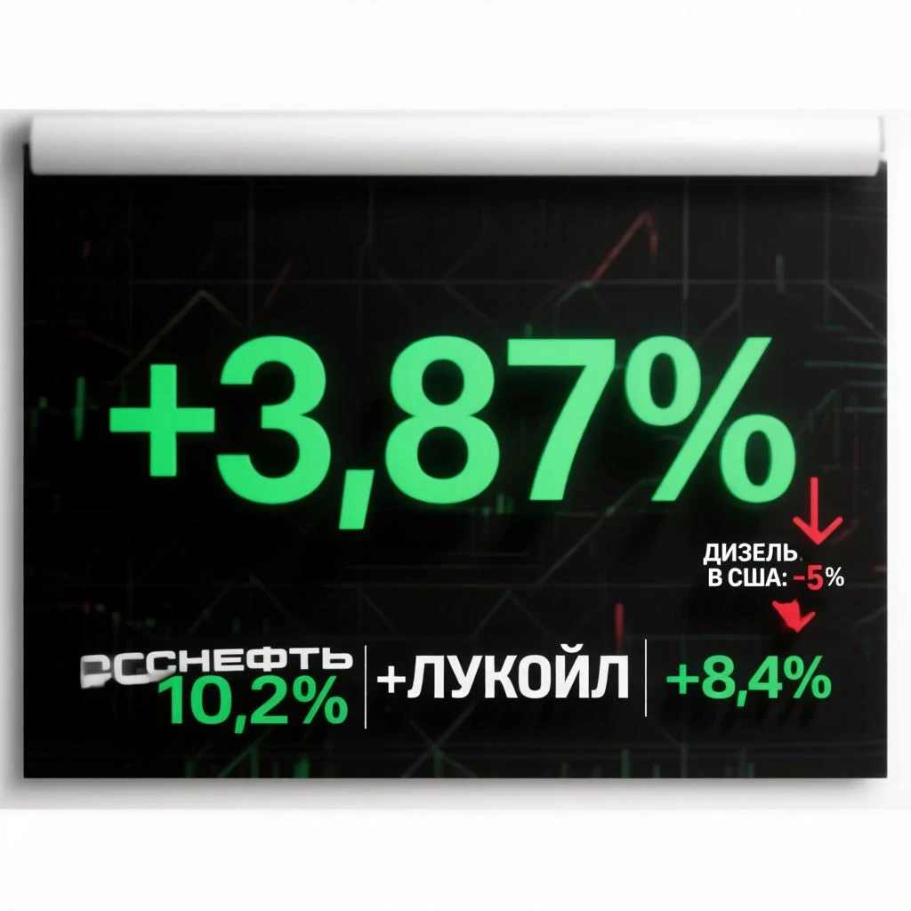 #биржа #Мосбиржа #дизель #Трамп #Путин #Роснефть #ЛУКОЙЛ #нефть #санкции #трейдинг #инвестиции - изображение