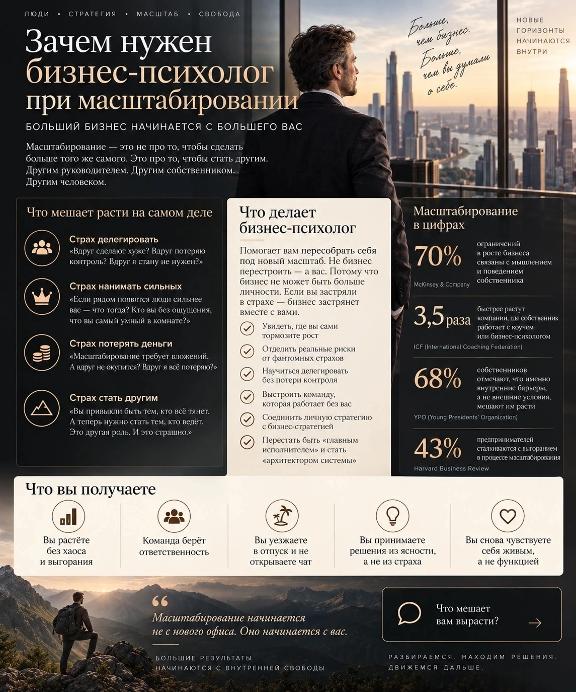 Вы решили расти. Масштабироваться. Увеличивать обороты, открывать новые направления, нанимать людей. Казалось бы - изображение