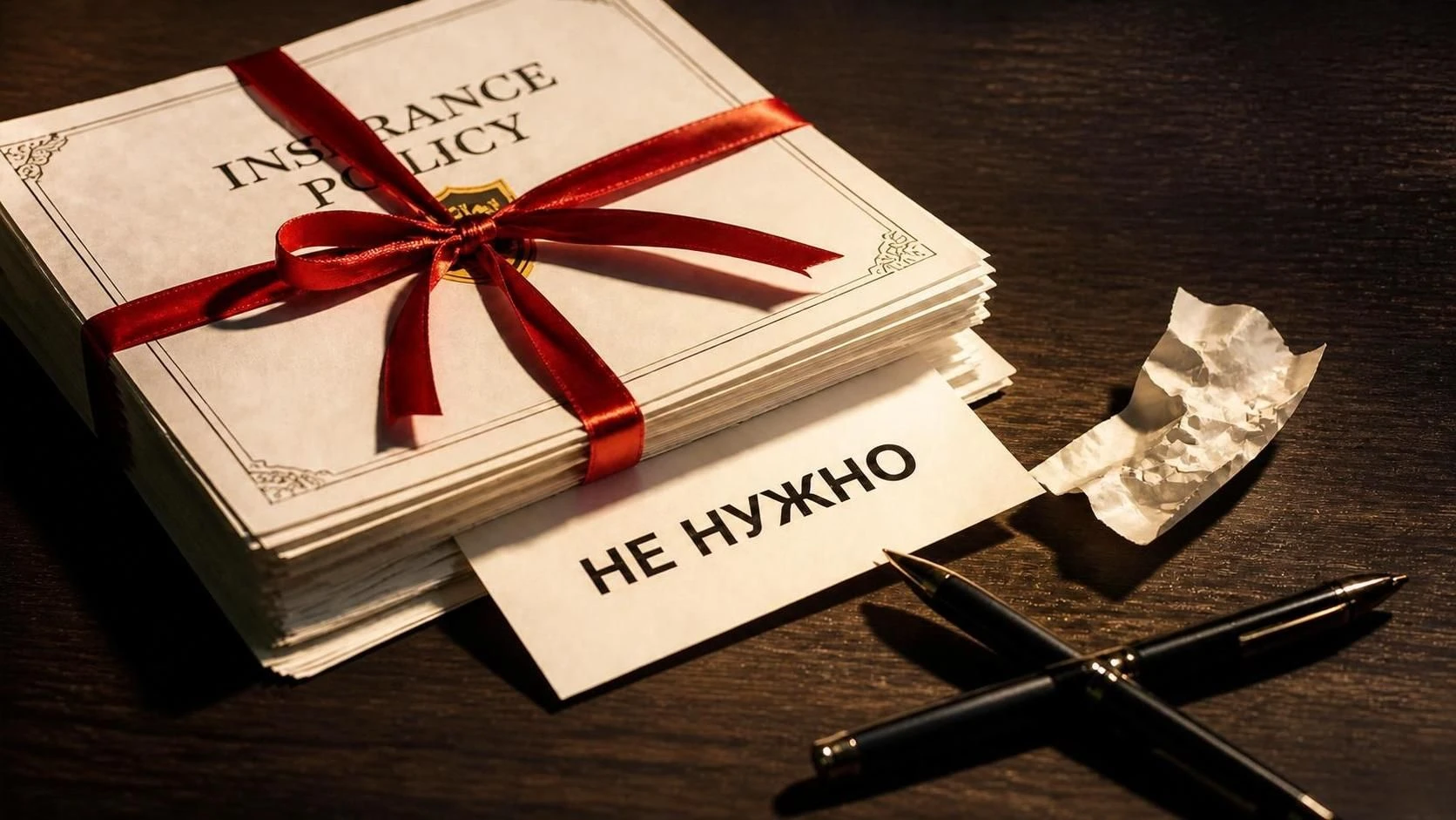 Вы покупали страховку, которая оказалась бесполезной? Или которую навязали, а вы не смогли отказаться? Это не - изображение