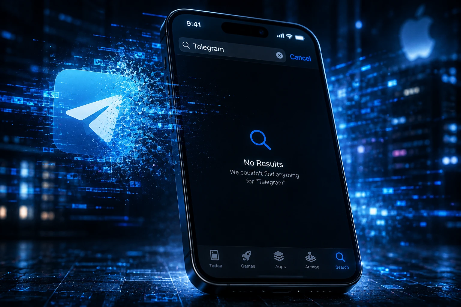 Telegram исчез из App Store… но ненадолго Пользователи заметили, что Telegram временно пропал из App Store сразу - изображение