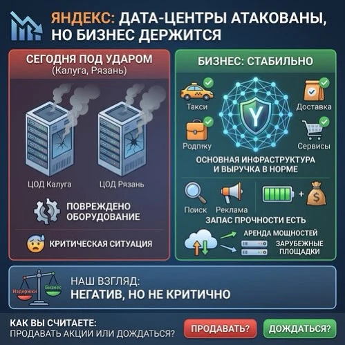 09.10.2026г. Сегодня под ударом оказался второй дата-центр компании в Калуге. Вчера уже был инцидент с рязанским - изображение