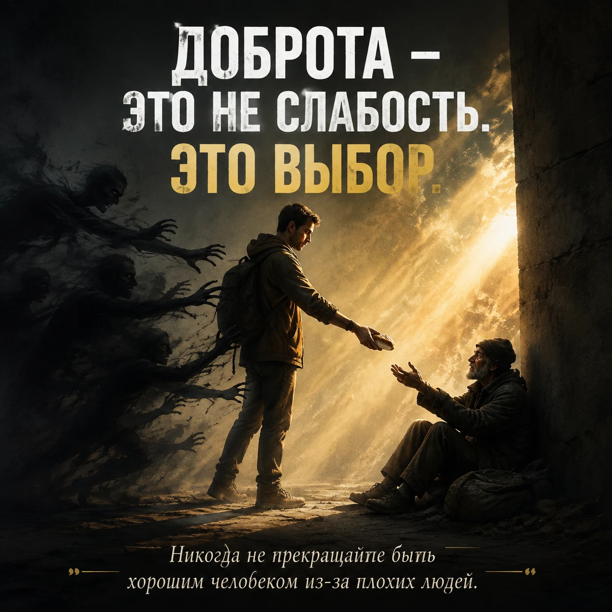 #доброта #ценности #силадуха #границы #бытьсобой #личныйрост #мудрость #Базар«НИКОГДА НЕ ПРЕКРАЩАЙТЕ БЫТЬ - изображение