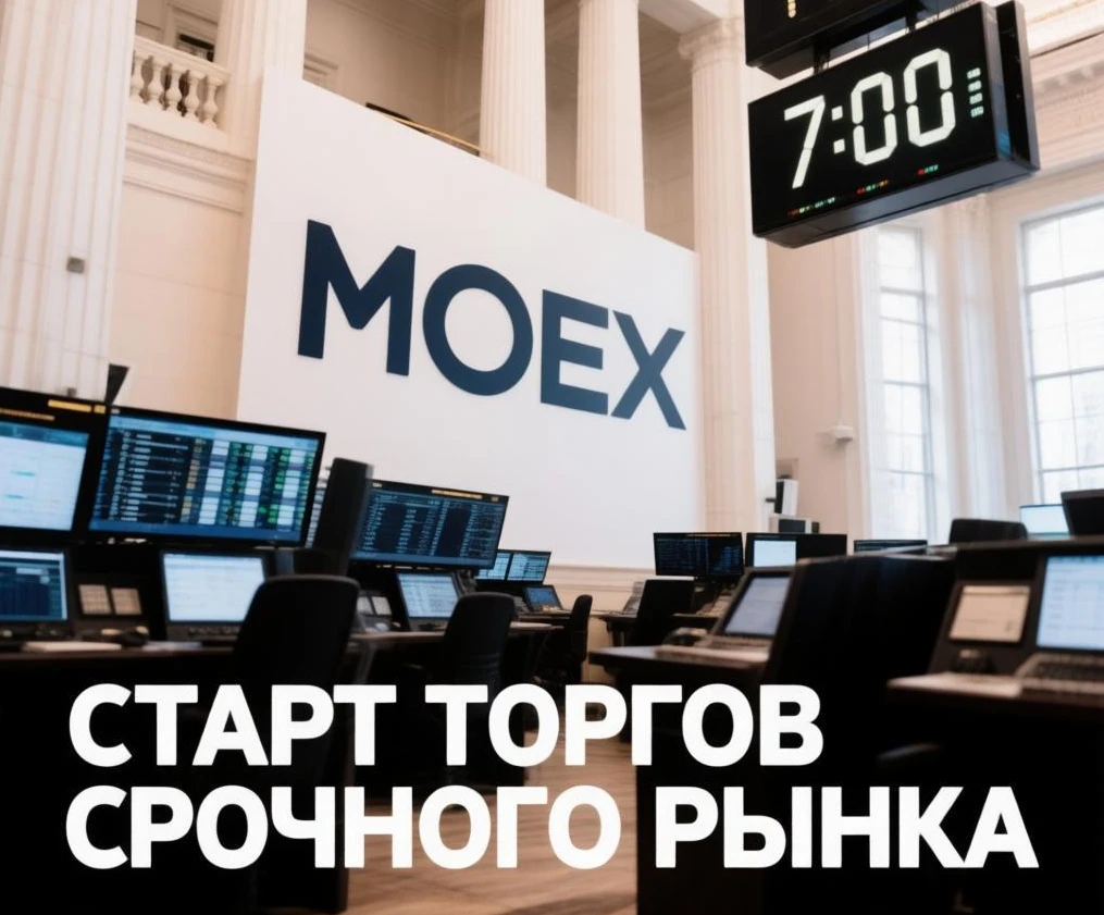 Сегодня торги фьючерсами на Московской бирже стартовали в 7:00 по московскому времени.$MOEX Как устроены торги в - изображение