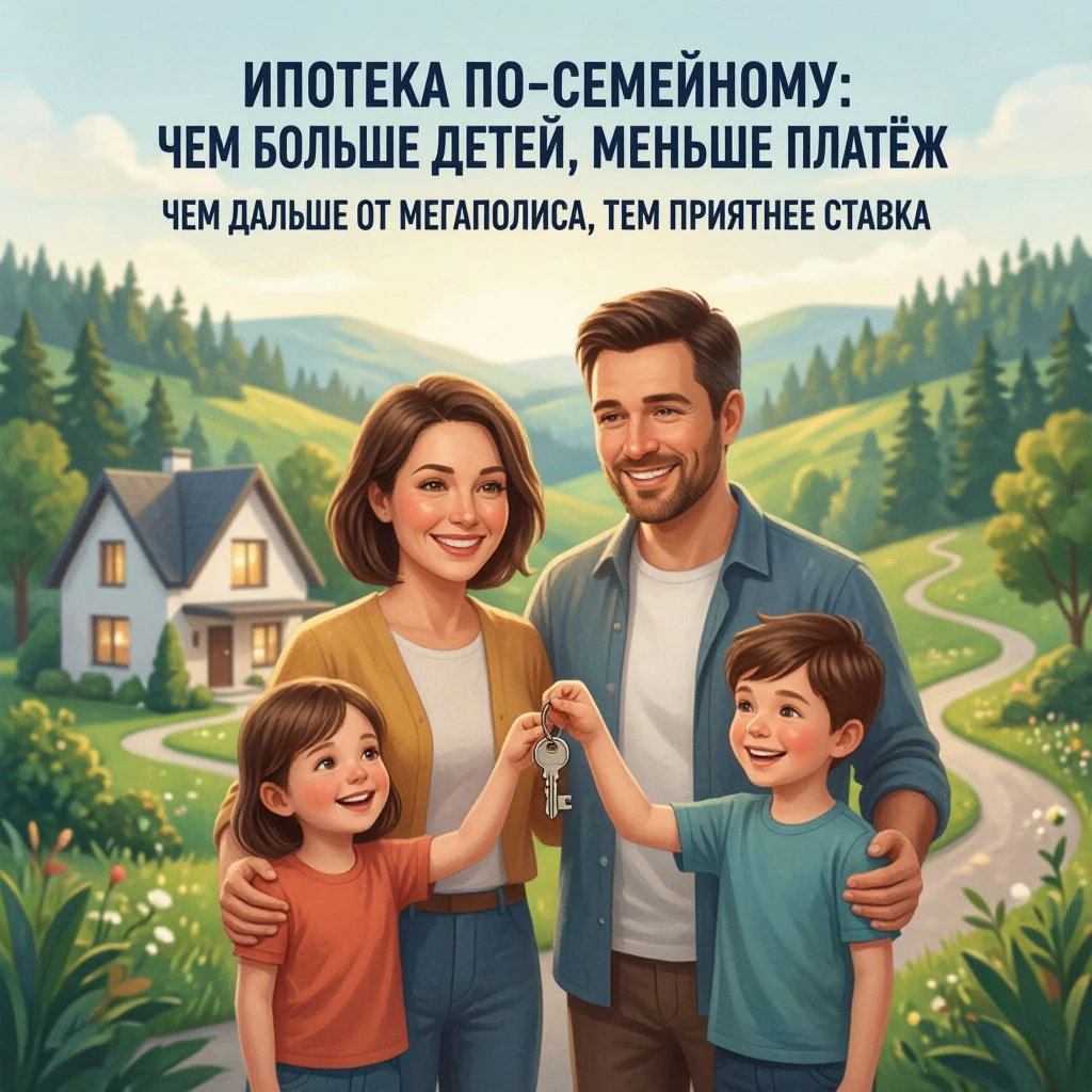 Минфин готовит интересную штуку: теперь ставка по семейной ипотеке будет зависеть сразу от двух параметров — от - изображение