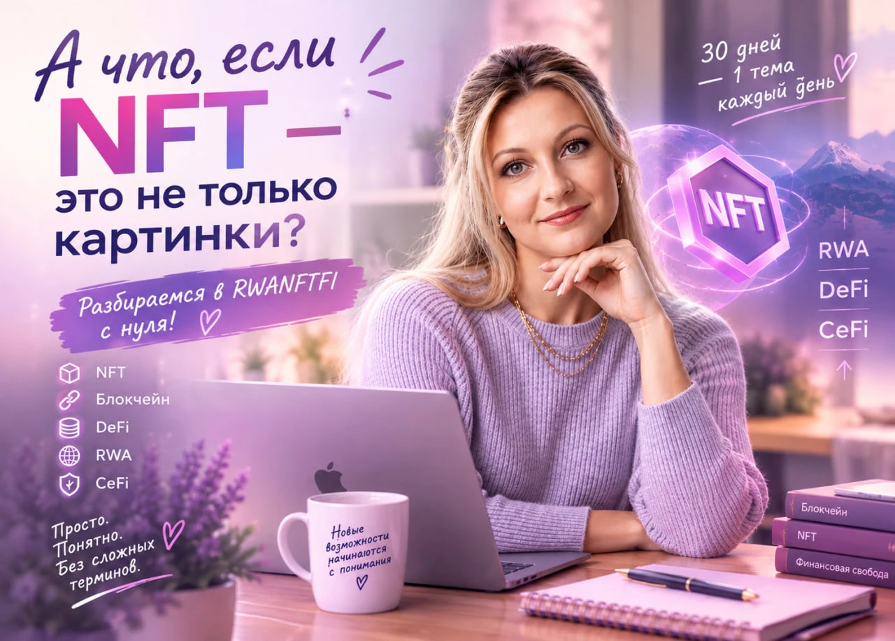 Наверняка вы слышали слова криптовалюта, NFT, блокчейн, DeFi, RWA. Но если вы не занимаетесь этой темой - изображение