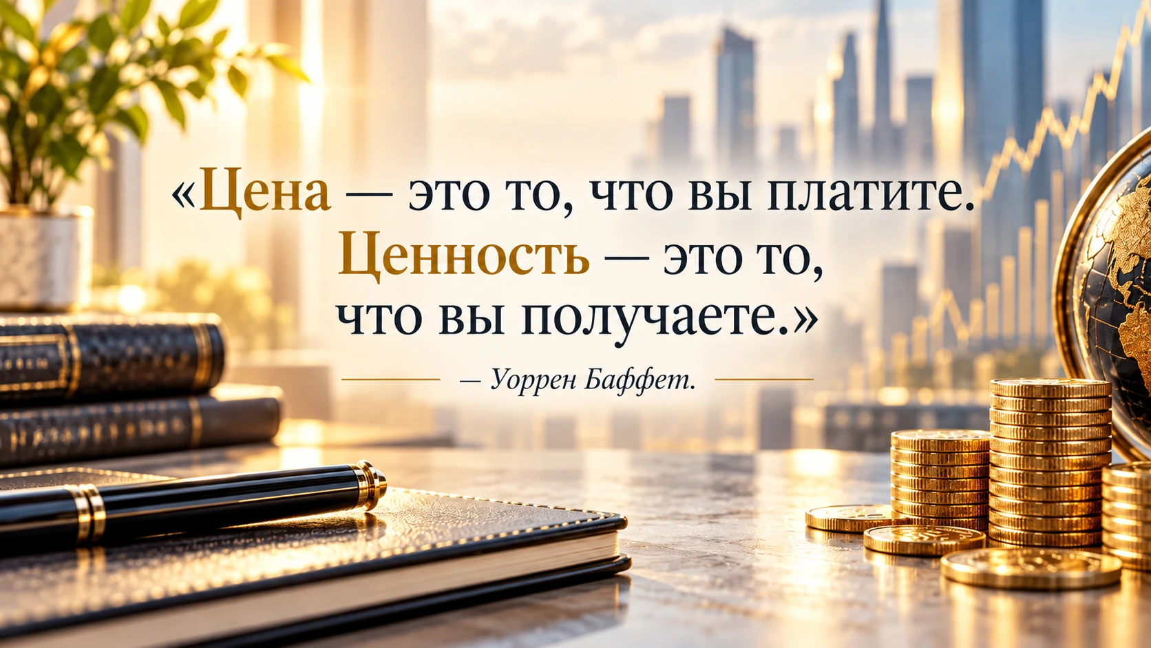 Эта мысль не только про инвестиции. Она вообще про то, как мы выбираем, за что платим и что получаем взамен. - изображение