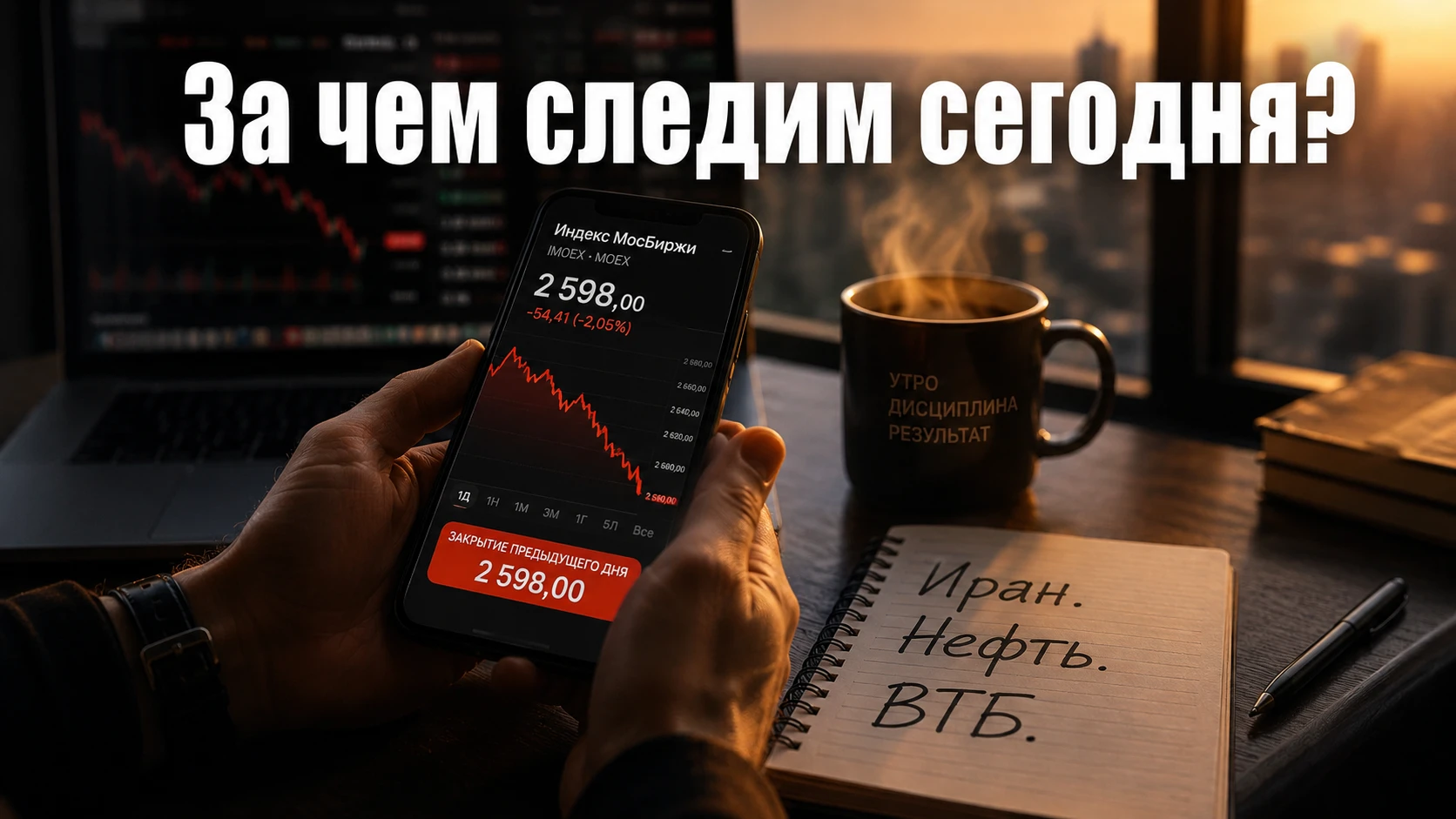 Вчера индекс $MOEX закрылся на 2598, минус 1,05 процента. Десятая неделя падения. И всё это на фоне новостей - изображение