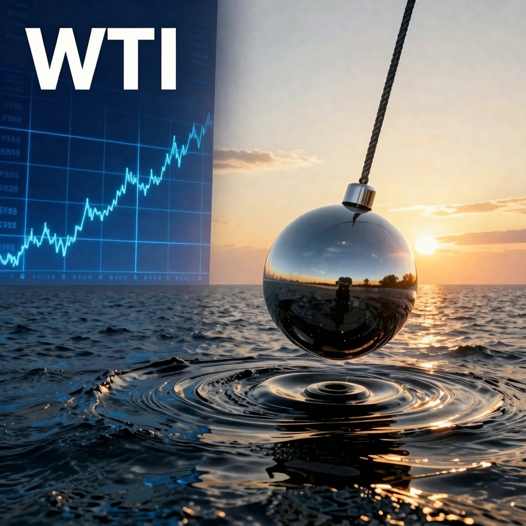 Сырьевой маятник на рынке американской эталонной нефти WTI прошёл значительную часть пути назад. Подписание - изображение