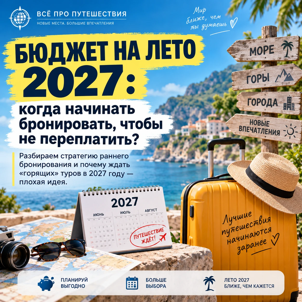 Разбираем стратегию раннего бронирования и почему ждать 'горящих' туров в 2027 году — плохая идея. Ключевые - изображение
