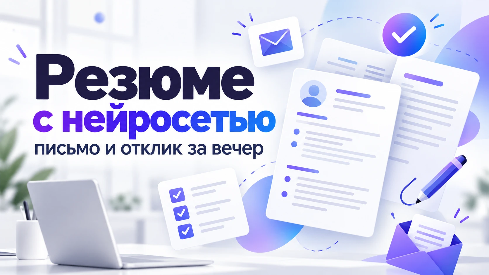 Резюме и письмо к вакансии обычно пишут в последний момент, и получается шаблон, который ничем не выделяет - изображение