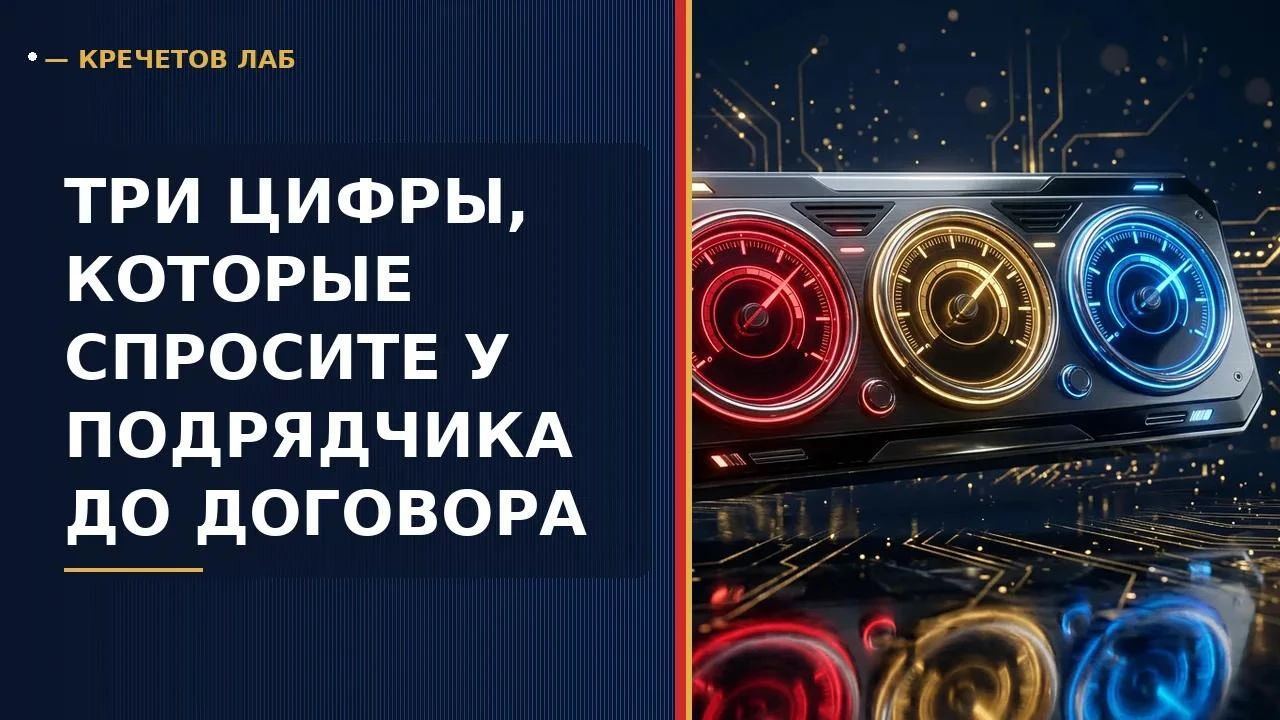 Если не может назвать — это уже ответ Три цифры, которые спросите у подрядчика до договора. Перед подписанием - изображение