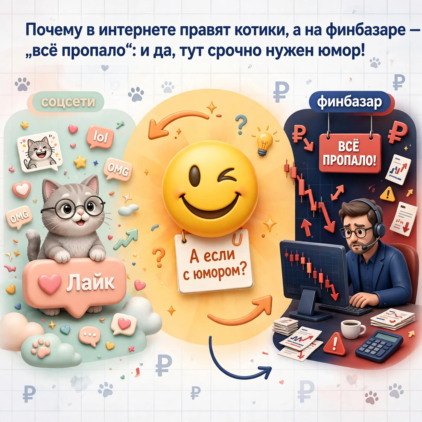 #базарразбор Представьте: вы листаете ленту. Тут вам котик, который падает с дивана и делает «бум» в замедленной - изображение