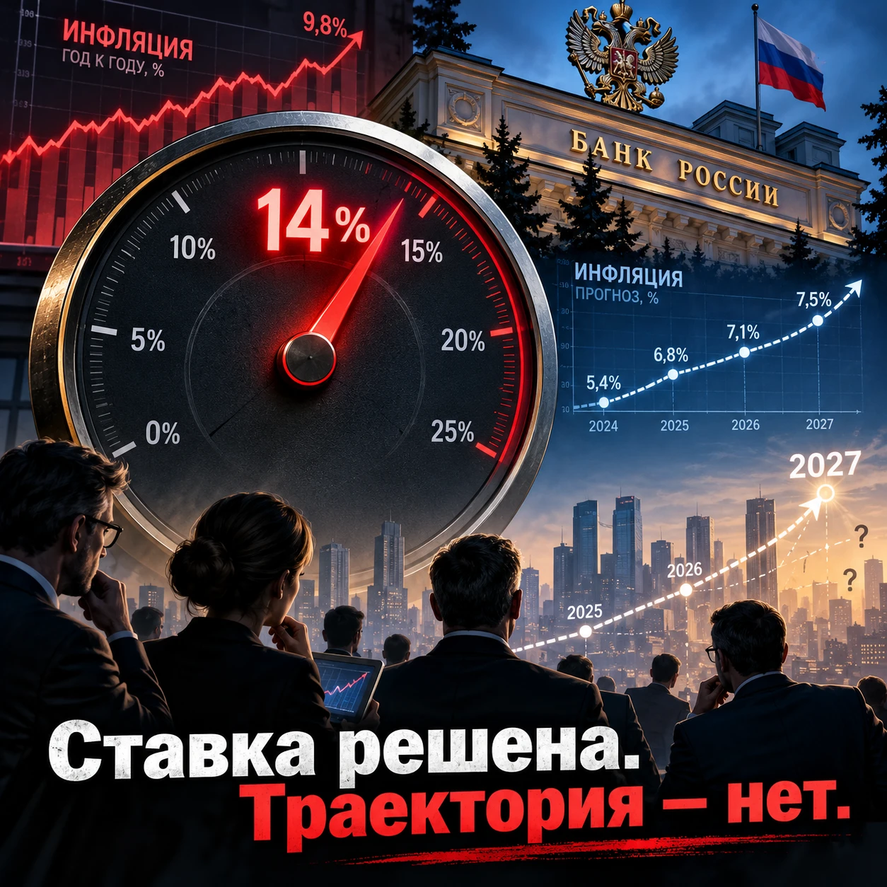#ЦБРФ #ключеваяставка #инфляция2026 #заседаниеЦБ #ОФЗ #инвестиции #макроэкономика #ставка14 #прогноз #БазарВСЕ - изображение