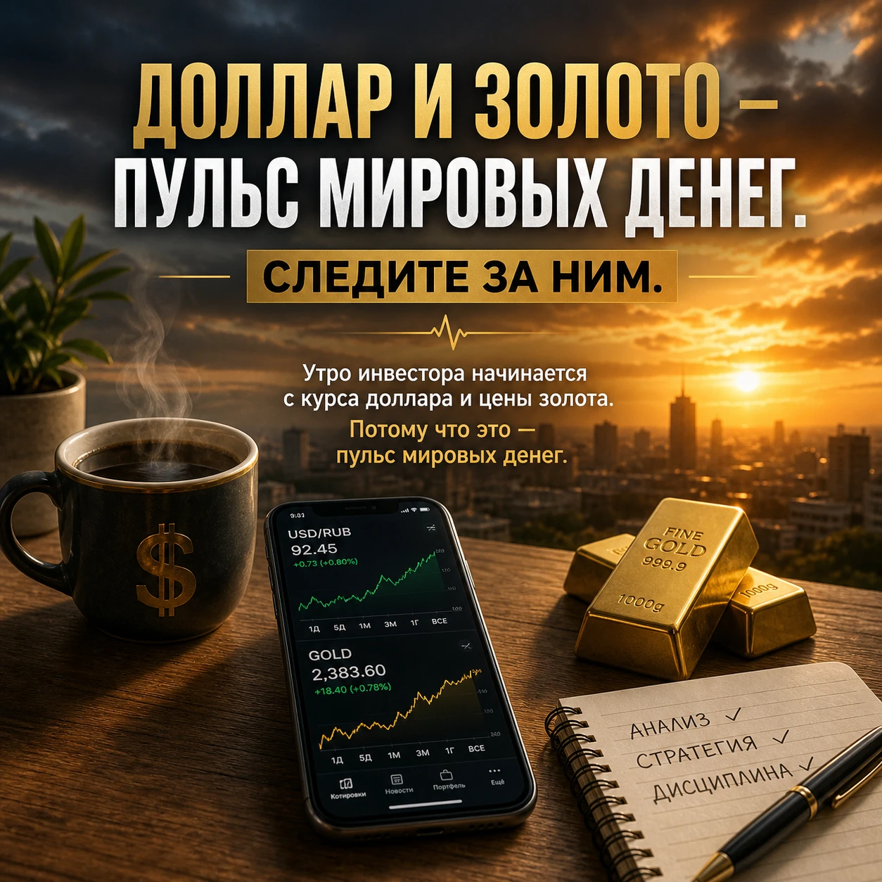 #доллар #золото #инвестиции2026 #курсрубля #золотойзапас #международныерезервы #инвесторутро #макроэкономика - изображение