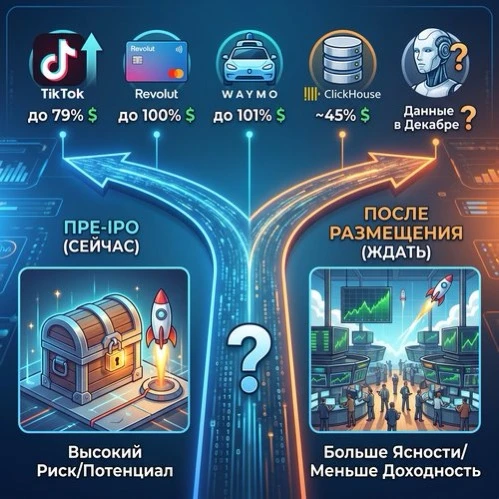 08.10.2026г. Я внимательно слежу за компаниями, которые готовятся к выходу на биржу. Вот текущий взгляд: ✍🏻 - изображение