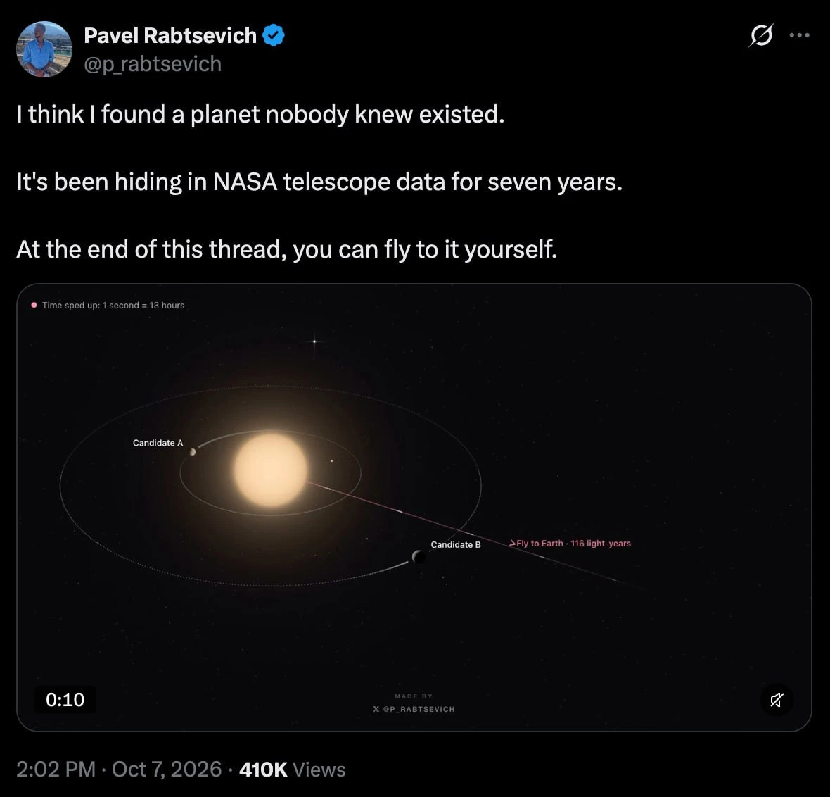 Вайбкодер открыл новую планету с помощью Claude Code — нет, это не шутка. NASA даже приняли его данные для - изображение