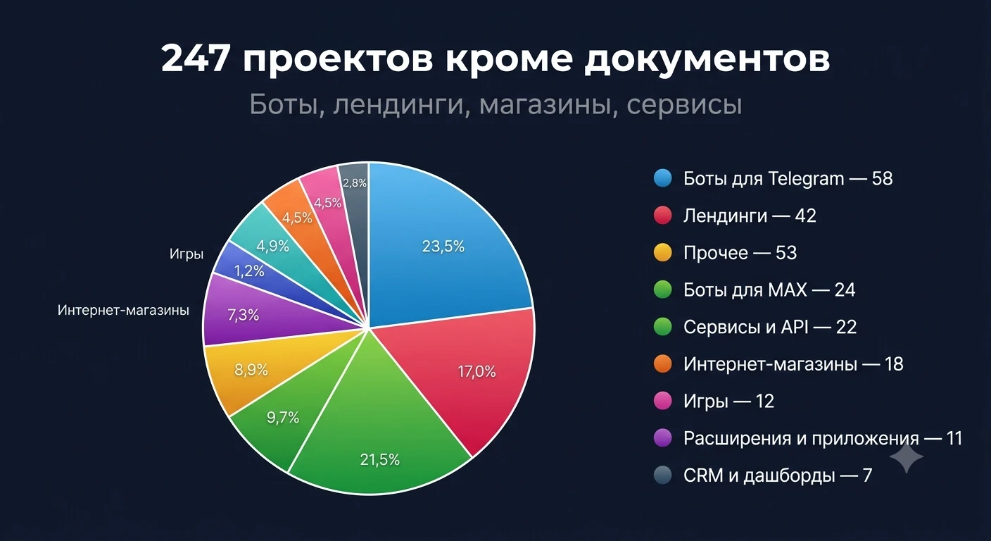 Полгода назад мы открыли платформу, где человек описывает задачу словами и получает готовый файл. Итог: 407 - изображение