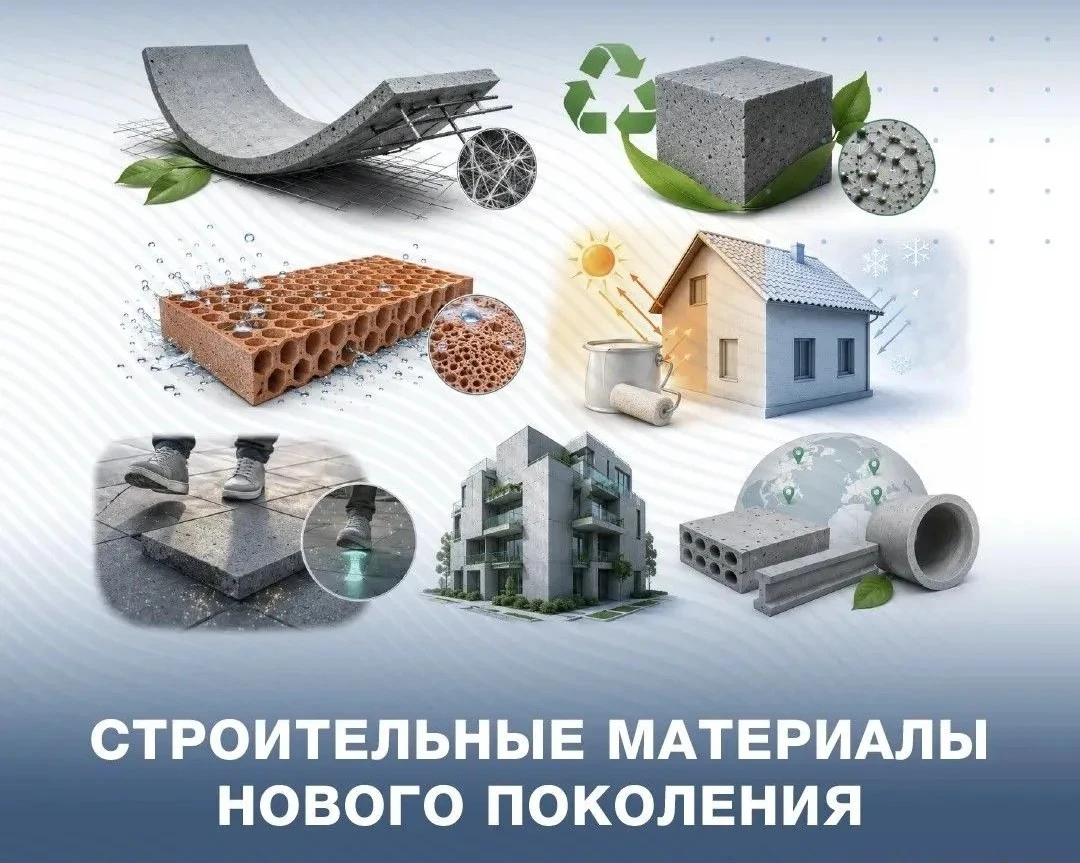#СтроительныеМатериалы #Инновации #Биобетон #УмныйДом #ЗеленоeСтроительство #БезопасностьЖилья #3DПечать - изображение