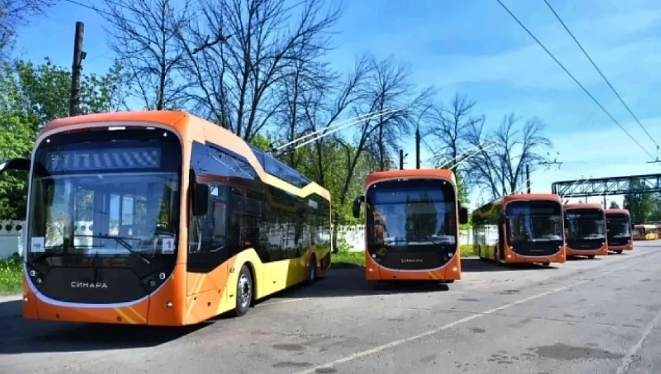 Новая партия троллейбусов «Синара-6254» производства челябинского завода (входит в холдинг «Синара – - изображение