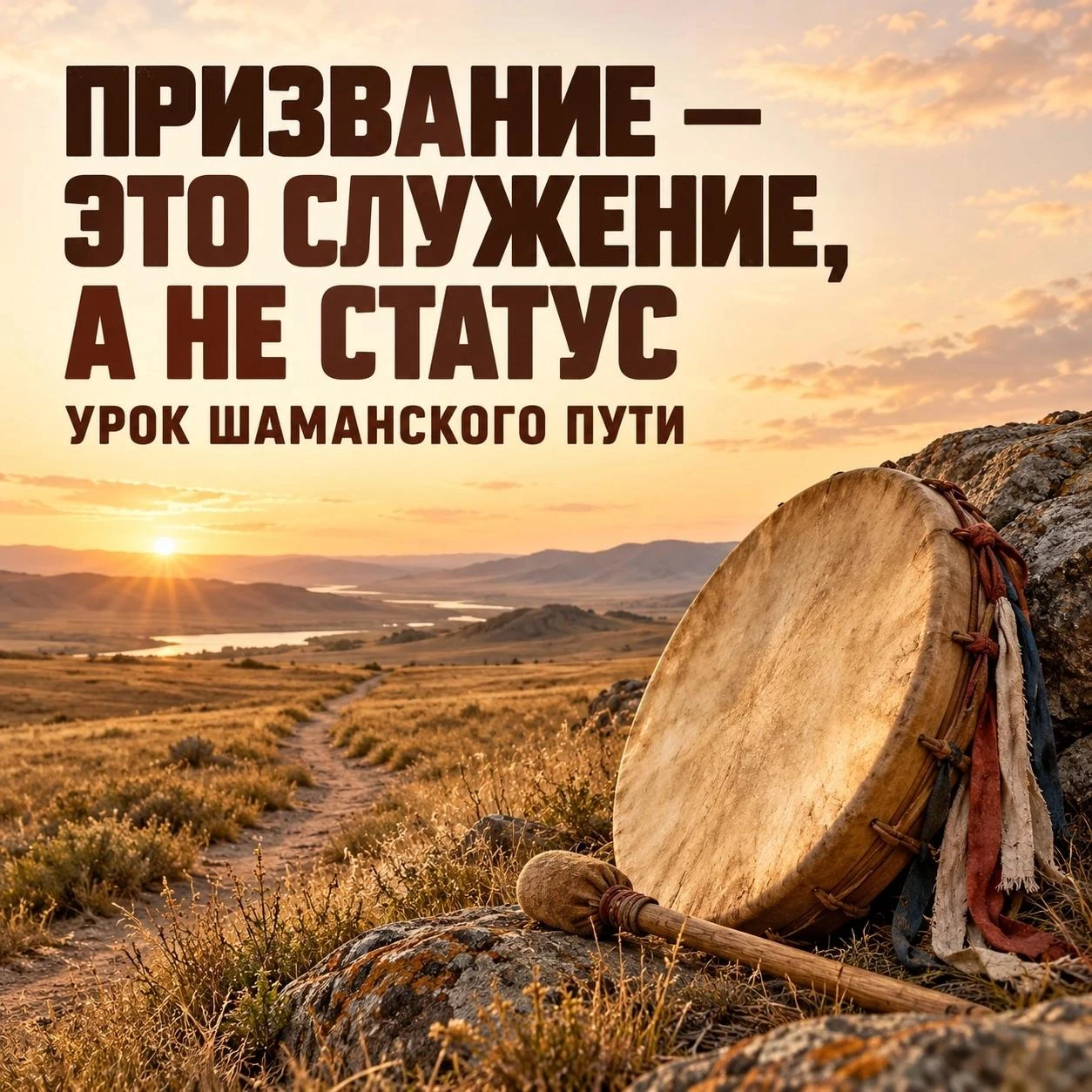 На примере становления шаманом в Бурятии отчётливо видно: призвание — это не про статус, деньги или власть. Это - изображение