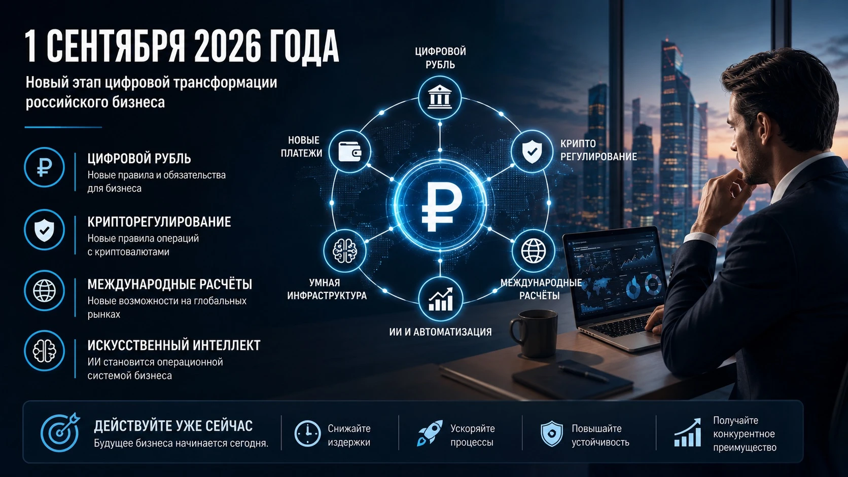 С 1 сентября 2026 года начинается новый этап цифровой трансформации российской экономики: крупнейшие банки и - изображение