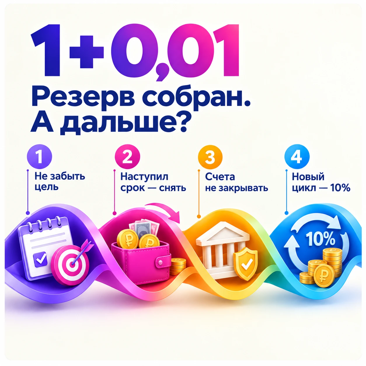 Собрать резерв — это только половина системы. Важно заранее понимать, что делать в тот момент, когда наступает - изображение