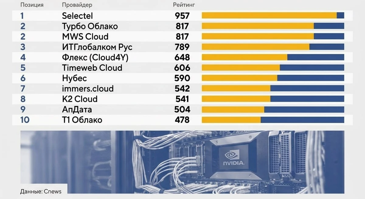 #Россия #бизнес #GPU #IT #AI #ИИ #облако - изображение