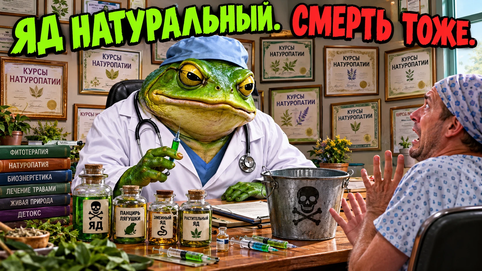 Николай Ковальчук, простой мануальный терапевт, который «лечит» рак ядом гигантской филломедузы. Да, пусть вас - изображение