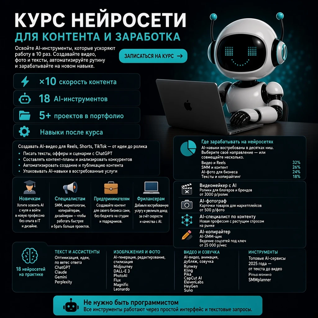 Готовы перестать упускать возможности и начать зарабатывать на главном тренде 2026 года? Приглашаю на курс - изображение