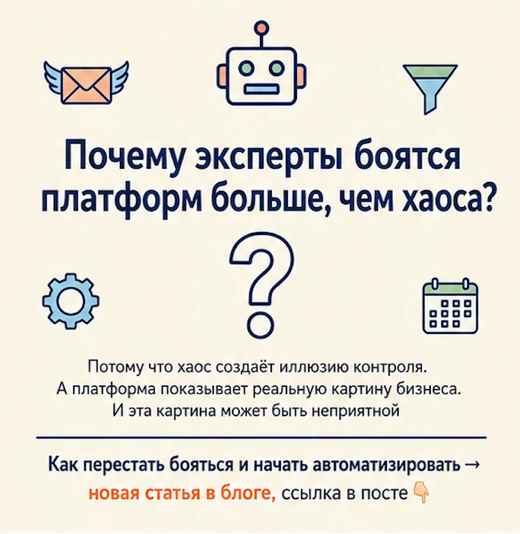 Хаос кажется безопасным. Пока вы в нём «контролируете» каждый шаг. Но система пугает — она покажет, где вы на - изображение