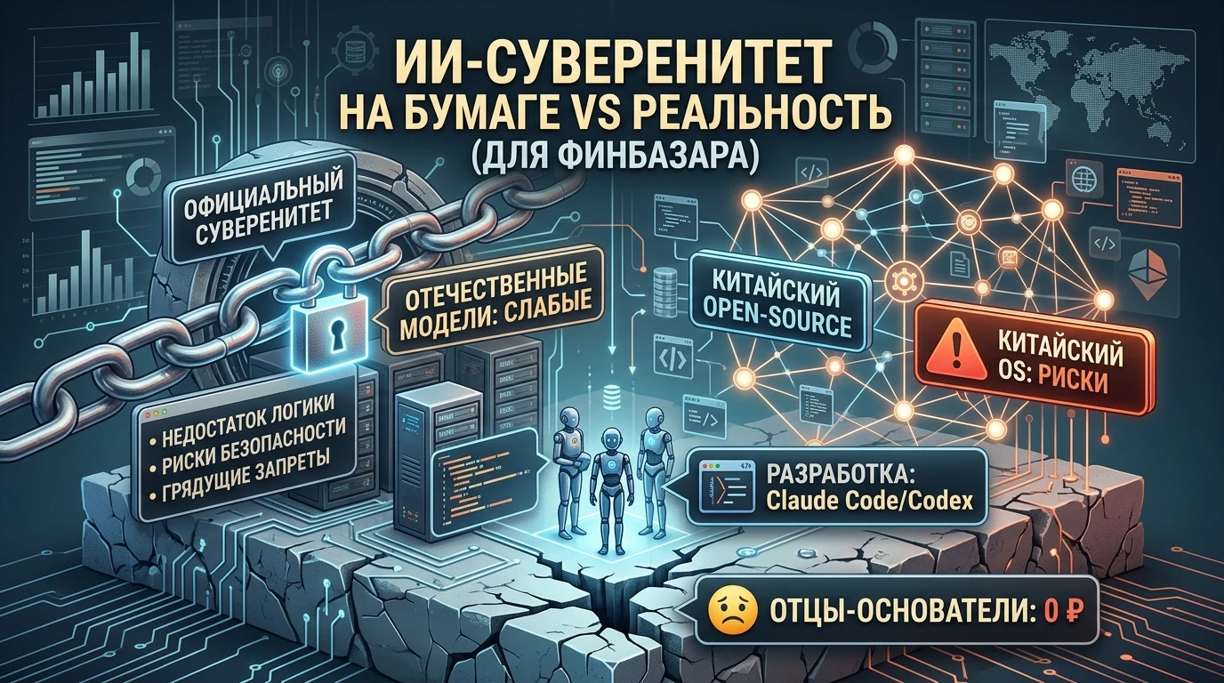 Недавно Михаил Мишустин заявил, что создание собственных технологий в сфере ИИ — это вопрос цифрового - изображение