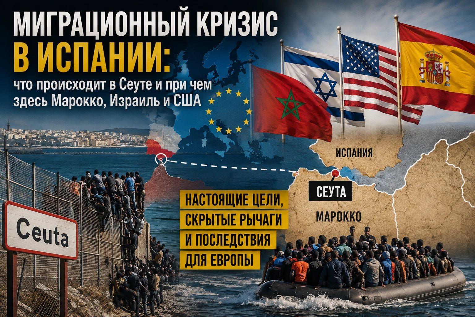Миграционный кризис в Испании резко обострился в конце июля 2026 года. Около 50 тысяч человек попытались попасть - изображение