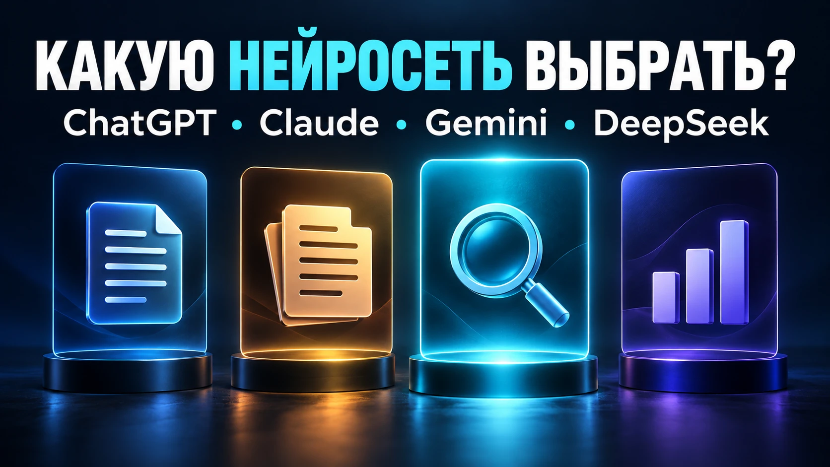 Попробовать ChatGPT, Claude, Gemini и DeepSeek для бизнес-задач бесплатно ChatGPT, Claude, Gemini и DeepSeek - изображение