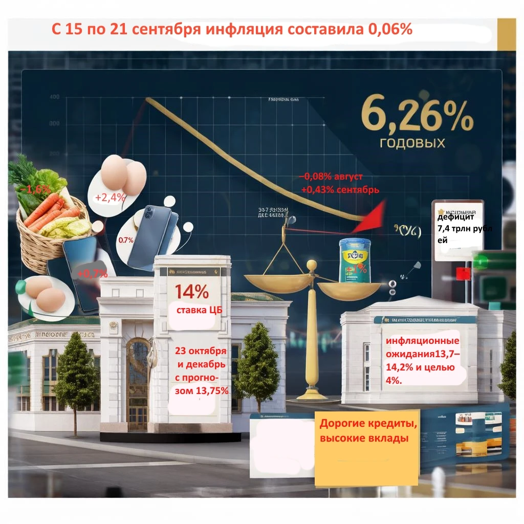 #Базарразбор Что произошло Свежие данные Росстата фиксируют смену сезонного тренда: период летней дефляции - изображение