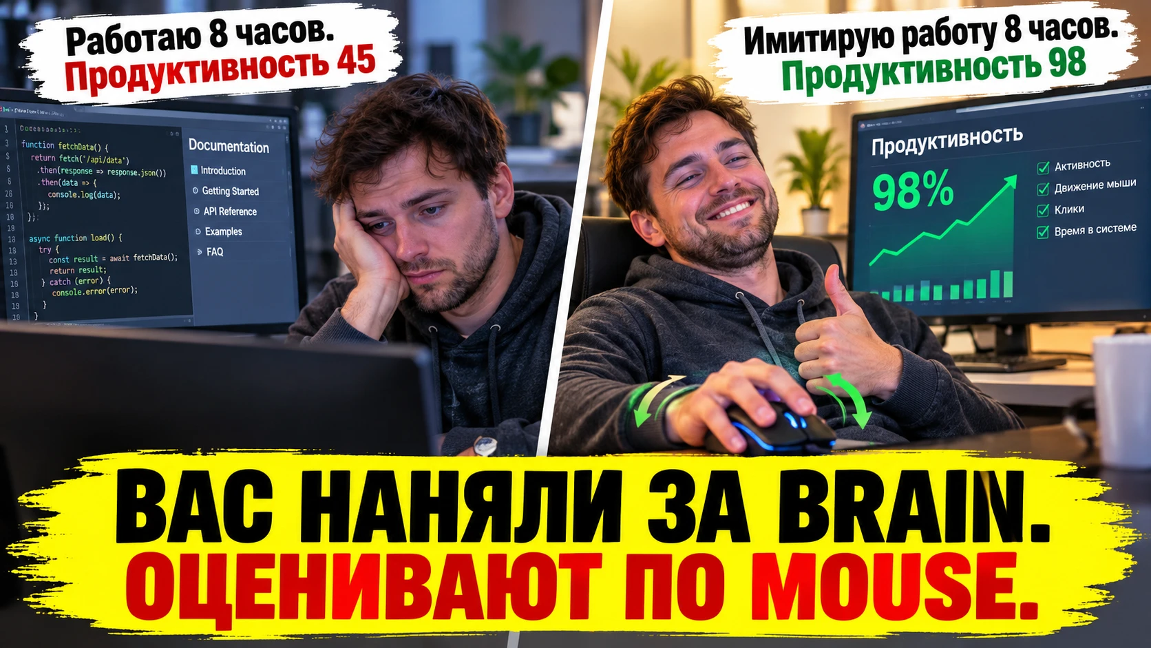 Кристина работала в компании, которая установила Hubstaff. Трекер считал «продуктивность» по движениям мыши и - изображение