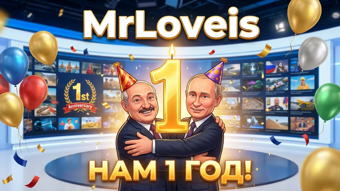 Ровно год назад на канале MrLoveis вышло первое видео. С тех пор мы стали большой и крутой командой! Мой Ютуб - изображение