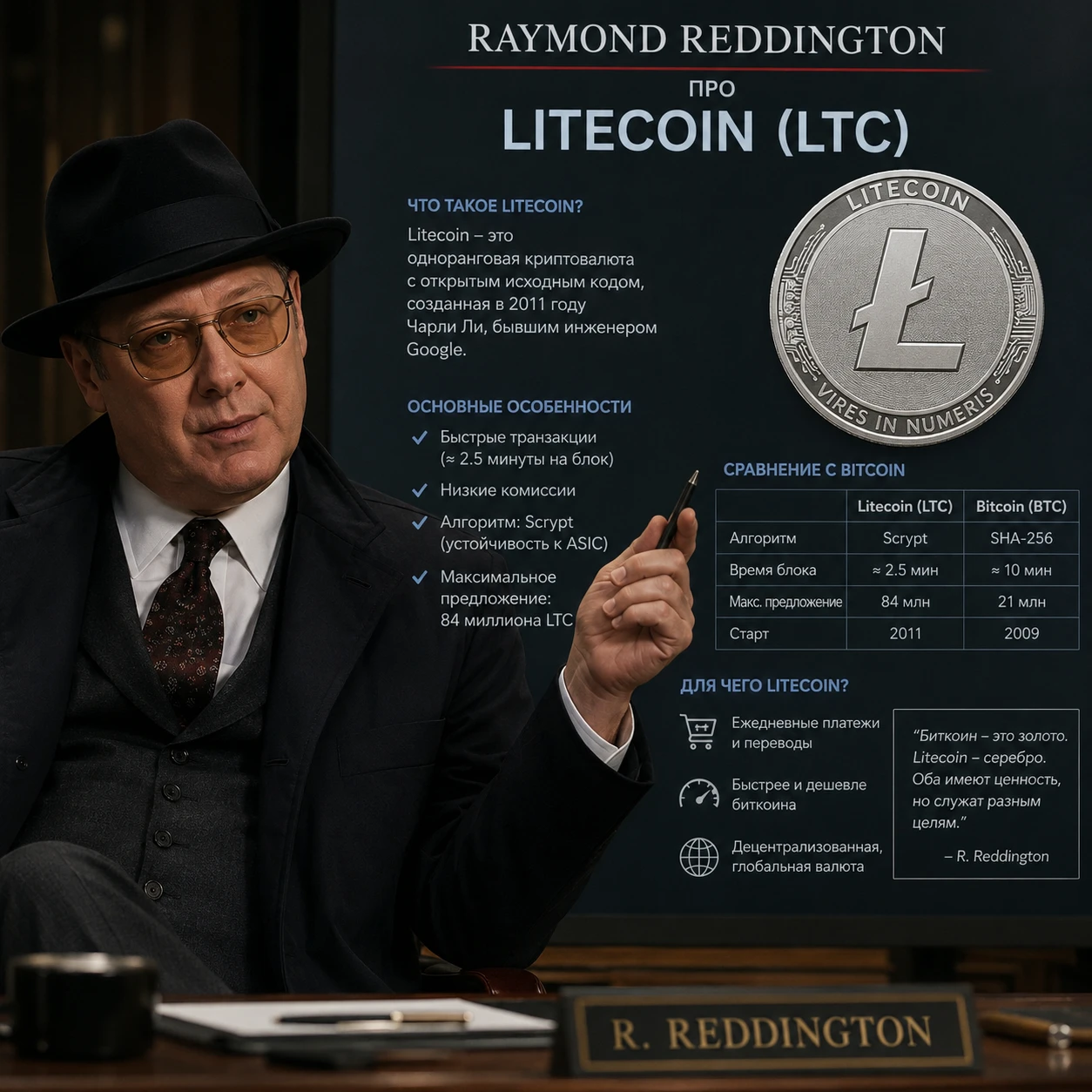 Litecoin — одна из старейших криптовалют рынка 💠 Litecoin (LTC) появился в 2011 году и считается одной из - изображение