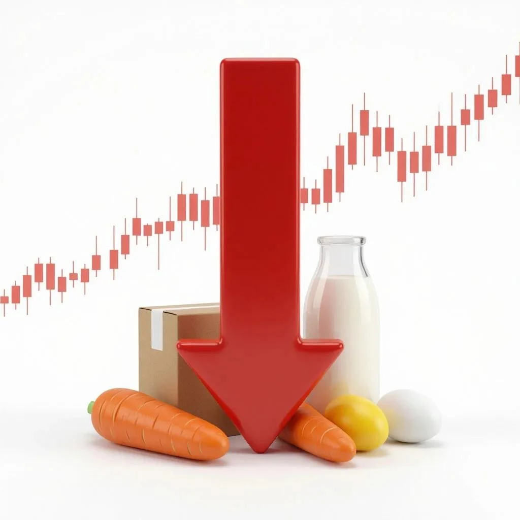 Заголовки свежих новостей: «Наценка на социально значимые продукты стала отрицательной!» Торговые сети ушли в - изображение
