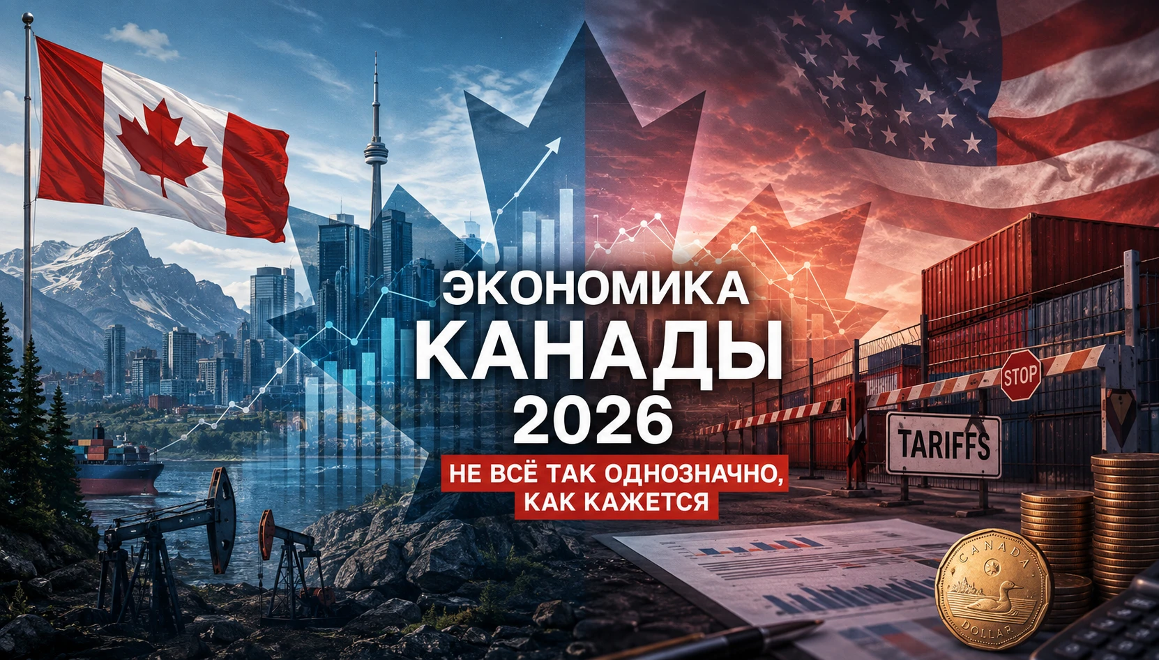 Экономика Канады в 2026 году балансирует на грани, и даже официальные прогнозы вроде бы рисуют картину - изображение