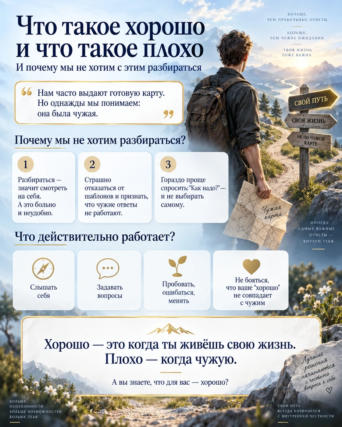 Что такое хорошо и что такое плохо. И почему мы не хотим с этим разбираться. Простой вопрос. На который никто не - изображение