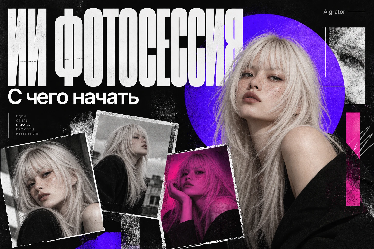 ИИ фотосессия — это создание портретов с помощью нейросети: вы описываете образ словами или загружаете свою - изображение