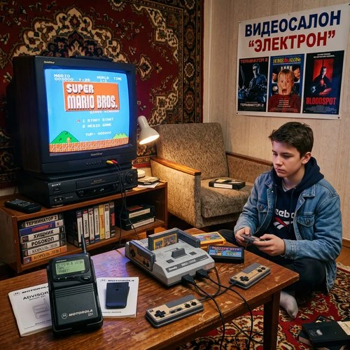 Помните времена, когда мобильный телефон был признаком особого статуса, приставка «Денди» собирала у телевизора - изображение