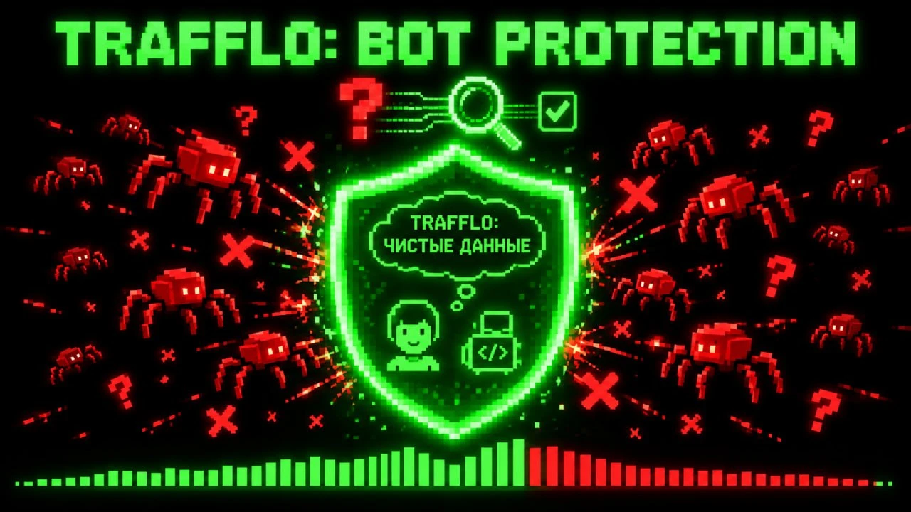 Сайт официально открыт: traffflo.ru Главный тезис продукта мы вынесли прямо на первый экран: «Ваша аналитика - изображение