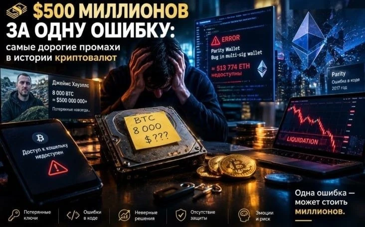 В криптовалютах иногда достаточно одного неверного действия, чтобы потерять состояние. И речь не только о - изображение