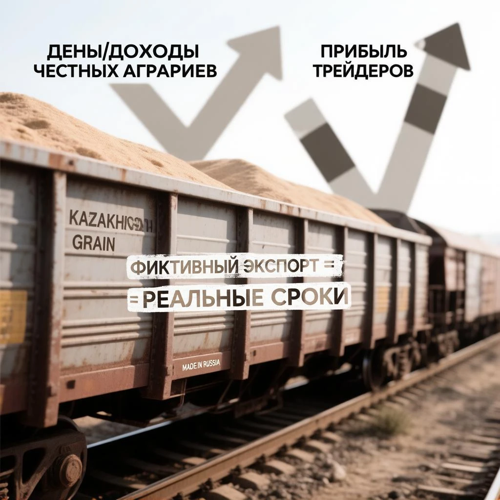 #ЗерноРоссии #Казахстан #Криминал #ФиктивныеДокументы #ЭкспортЗерна #АПК #ЛьготныйТариф #ТеневаяЭкономика - изображение
