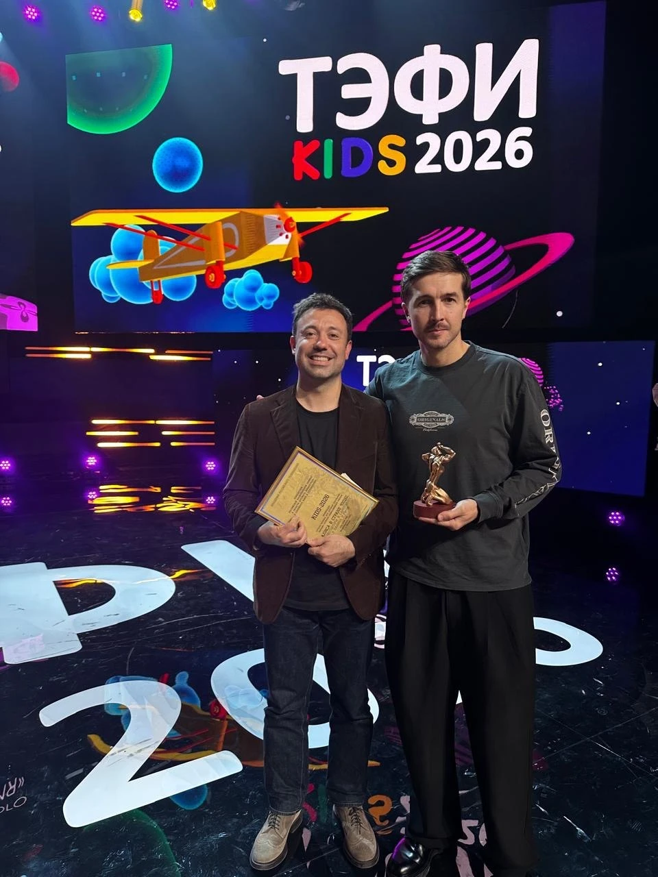 Музыкальный продюсер Евгений Воронцов награжден премией «ТЭФИ Kids» 2026 за работу над фильмом «Алиса в стране - изображение