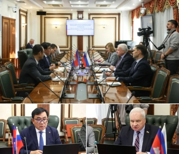 🇷🇺 🇰🇭 Председатель Комитета СФ по международным делам Андрей Денисов провел встречу с Чрезвычайным и - изображение