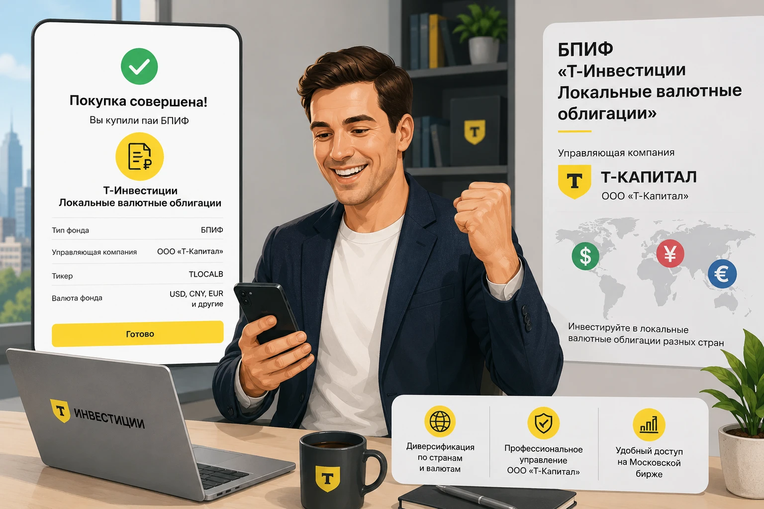 В моём пока что крохотном портфеле произошла небольшая дозакупка паёв фонда TLCB – благо, стоимость паёв - изображение