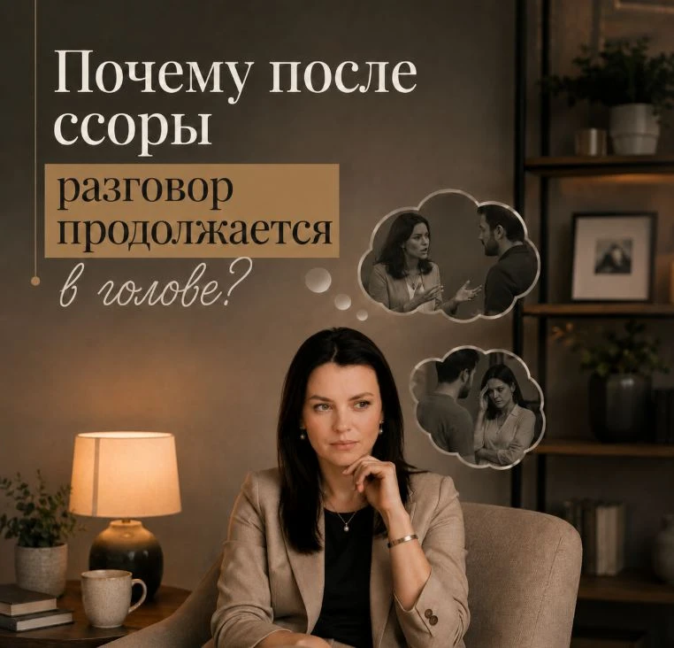 🧠 Вы уже давно разошлись. Разговор закончился. Но вечером, перед сном, мозг вдруг снова включает эту сцену. - изображение