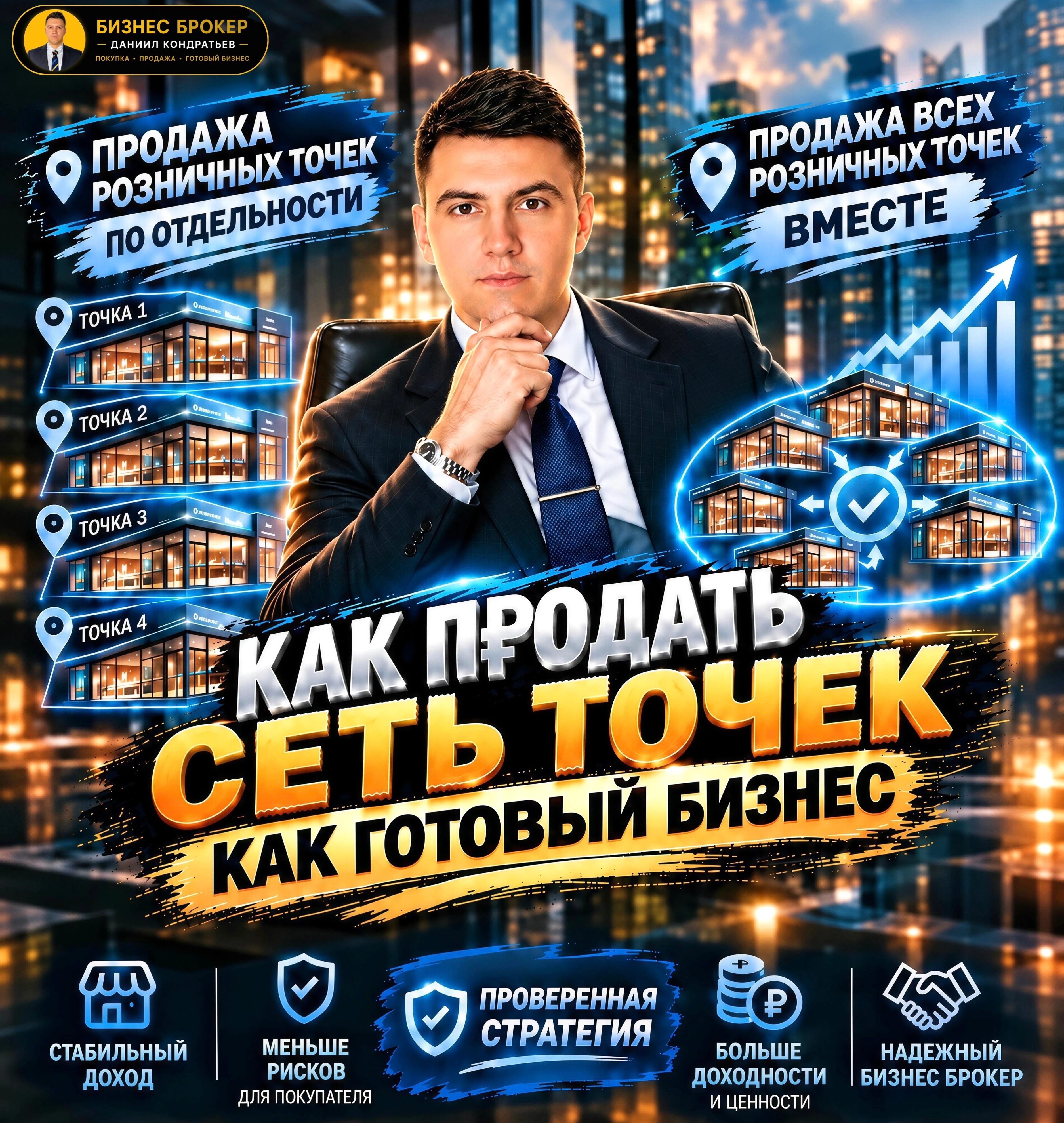 💬 Продажа готового бизнеса который состоит из 2 и более розничных точек - задача выполнимая, но требует - изображение